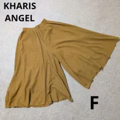 ブラウン ガウチョパンツ ゴムウエストゆった～り♡スカートにも見える☆