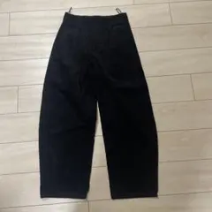 GU コーデュロイタック ワイドパンツ　ブラック Mサイズ 試着のみ