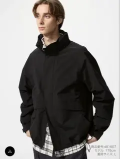 UNIQLO ウィンドプルーフスタンドブルゾン ユニクロ　L