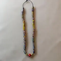 ナバホ族 NAVAJO 2連ビーズ ネックレス マルチカラー ストーン - メルカリ