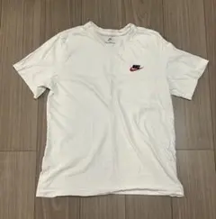 NIKE Tシャツ　ロゴ　ワンポイント　ホワイト　Lサイズ