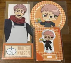 呪術廻戦　死滅回遊　虎杖悠仁　アクリルセット　中外カフェ　渋谷モディ