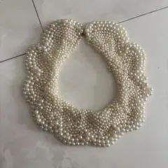 ローリーズファーム つけ襟 パール風素材