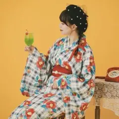 kutir 【クティールとレトロ】2wayレトロ浴衣セット - メルカリ