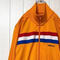 美品 アディダス adidas トラックジャケット トリコロール オランダ M