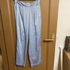 GU ライトブルー スラックス XL 値下げ