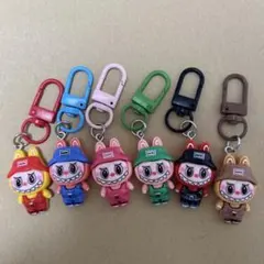 ラブブ　Labubuストラップ　キーホルダー　6個セット