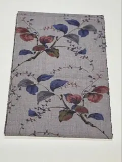 名古屋帯　グレー　花柄