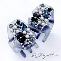 ヘアミニクリップ　２点　No.39