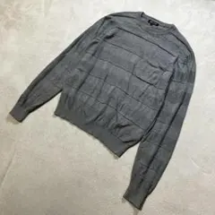 BEAMS HEART（ビームスハート）コットン100%ボーダー柄ニットセーター