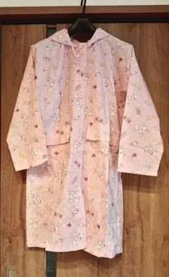 motherways キッズ レインコート 140cm ピンク　収納袋付のサムネイル