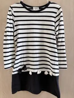 trois lapins ボーダーカットソー 110cmのサムネイル