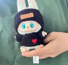 LABUBU ラブブ着せ替え　ぬいぐるみ着　縫い服　セーターニット帽