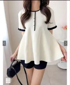 GRL 半袖ニットトップス