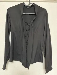 CRAMME CA ISM ブラック長袖シャツ