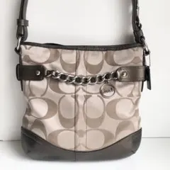 極美品✨COACH コーチ 2way ショルダーバッグ　シグネチャー