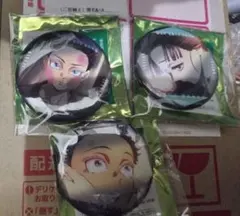 鬼滅の刃　小雪　猗窩座　狛治　缶バッジ