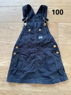 LEE サロペットスカート ジャンパースカート 100