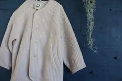 URBAN RESEARCH DOORS ジャケット　ノーカラー　キルト