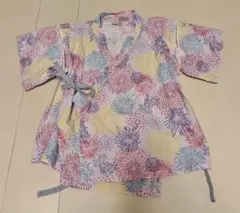 ベビー甚平・浴衣 花火柄100サイズ