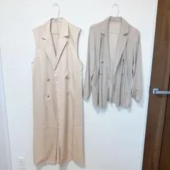 最終値下げ❤BLATE❤blate❤ブレイト❤ジレ❤ロングベスト❤2点セット❤