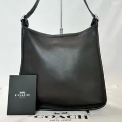 【美品】オールドコーチ 9073 ショルダーバッグ レザー 本革 斜め掛け 黒