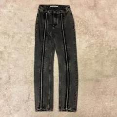 ジョンローレンスサリバン Washed Denim Zipped Pantsのサムネイル