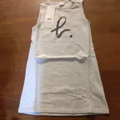 agnès b. グレー ノースリーブワンピース BAN