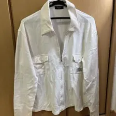 COMME CA DU MODE ホワイト長袖シャツ