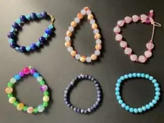 カラフルビーズ ブレスレットセット