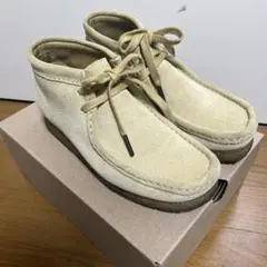クラークスオリジナル/ワラビーブーツ（メープルスエード）23cm