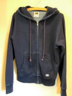 ブルーブルーフルーツオブザルーム　インディゴジップパーカーS Dインディゴ