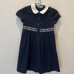 CHOPIN ネイビー 襟付き ワンピース　120センチ