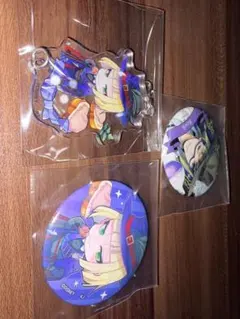 ツイステッドワンダーランド ルーク 缶バッジ キーホルダー セット