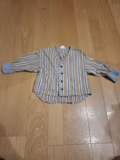 BREEZE ストライプ 長袖シャツ サイズ80