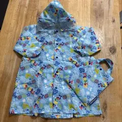 ミッキーマウス ベビーレインコート 90サイズ
