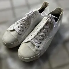 極美品【reproduction of found】ホワイトレザースニーカー