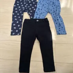 まとめ売り保育園ベビー パンツ 3点セット 90cm ディズニーユニクロ春秋冬