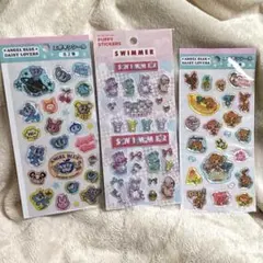 平成 ♡ Y2K ♡ エンジェルブルー デイジーラバーズ スイマー 3枚セット