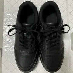 GU womanボリュームソールコートスニーカーブラック