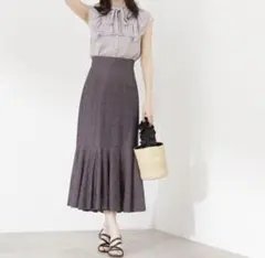 PROPORTION BODY DRESSING レースマーメイドスカート　グレのサムネイル
