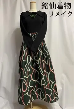 お値下げしました！古布銘仙　フリルストールとギャザースカート 2026年最新】銘仙ギャザースカートの人気アイテム - メルカリ