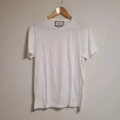GUCCI グッチ 無地 Tシャツ 半袖 ロゴ カットソー 白 M 薄手のサムネイル