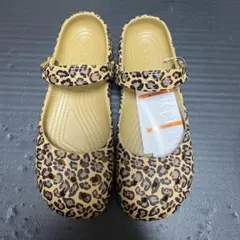 『新品』crocs クロックス アニマルバレエ　ヒョウ柄　レオパード　ｗ8のサムネイル