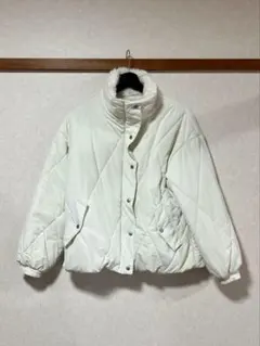 【値下げ¥1,600→¥1,400】ホワイト キルティングジャケット RANAN