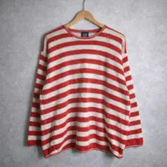 GAP 赤 白 ボーダーニット オールドギャップ オーバーサイズ ユニセックス