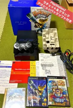 動作品PlayStation2ラチェット&クランクアクションパックソフト付き