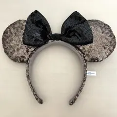 ディズニーランド カチューシャ ブラックゴールド