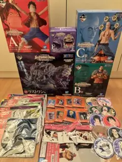 ワンピース 一番くじ　ラストワン　エネル　ルフィ　クロコダイル　ワポルフィギュア