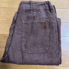 天然麻半パン　YAMANE 新品未使用のサムネイル